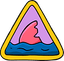Shark Warning Icon